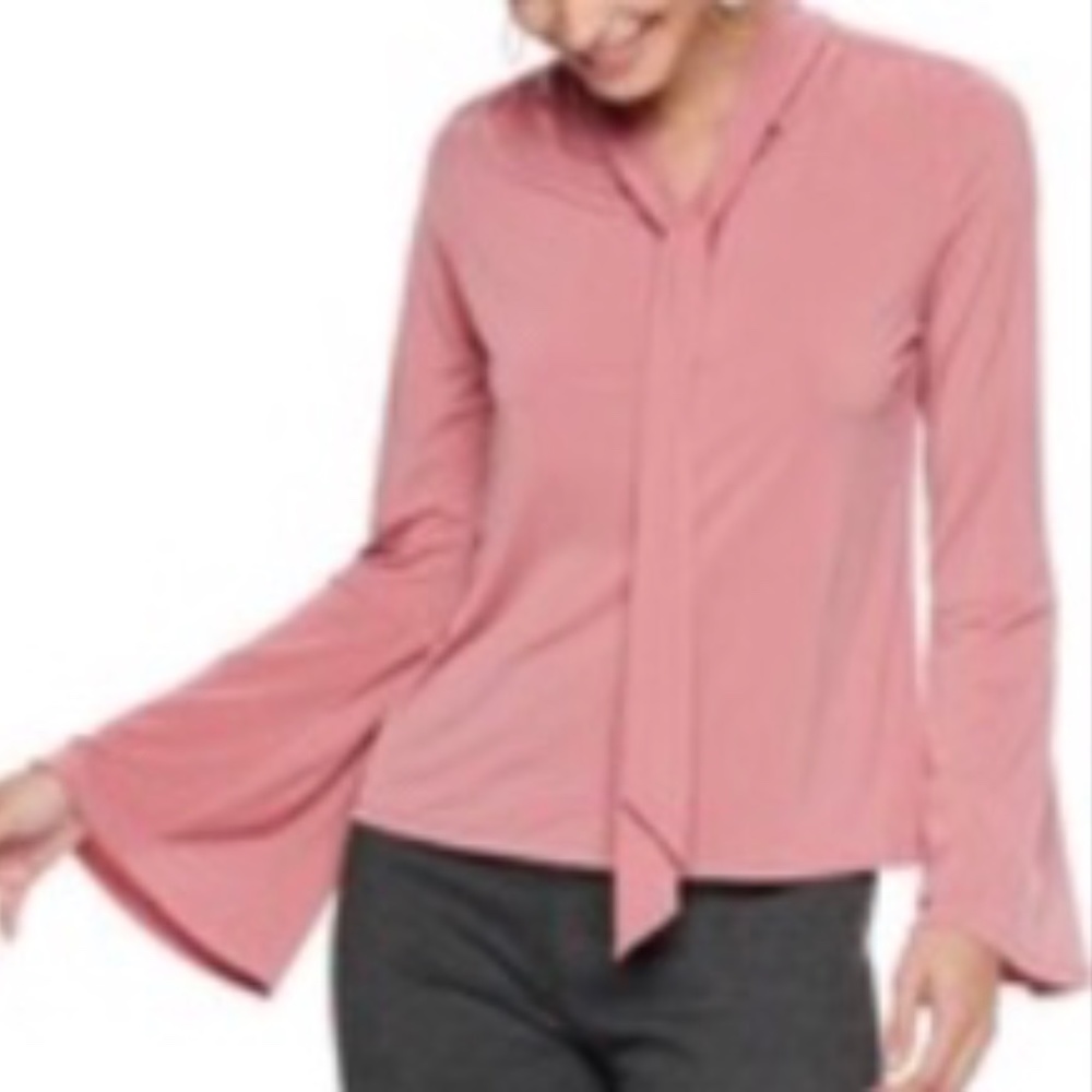 Apt 9 Tie Front Blouse